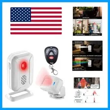 Versatile Door Sensor Chime with Expandable System, 36 Songs & 5 Modes Available