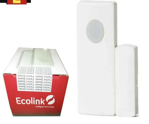 EcoLink WST212 Wireless Door/Window Sensor - with Local Bypass button