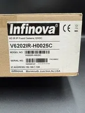 Infinova V6202IR-H0025C HD IR IP Network Bullet Security Camera 12VDC