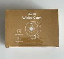 Kiwibit Wired 2K HD Video Security Camera Magnetic Base Model BC211 Taupe Color