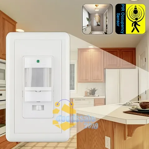 Automatic On/Off PIR Infrared Occupancy Vacancy Motion Sensor Light Lamp Switch