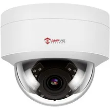 Anpviz 4MP PoE IP Dome Camera with Microphone/Audio 98ft IR Night Vision IP