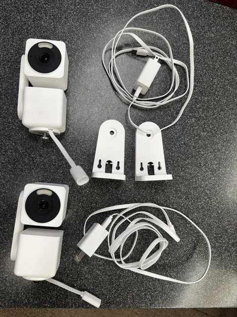 2- Wyze WYZECPAN4 Cam Pan V4 4K Color Night Vision Pan/Tilt/Zoom Security Camera