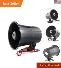 Outdoor Siren Speaker With 150 High Decibels, Security Horn, 12v Alarm System...