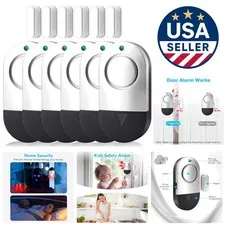 Ultra-Slim 120 Decibel Window & Door Alarms for Effortless Home Security