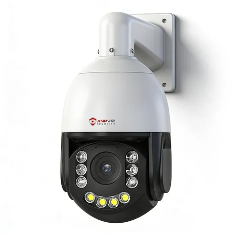 Anpviz 6MP PTZ PoE IP Security Camera Outdoor with 20X Optical Zoom White