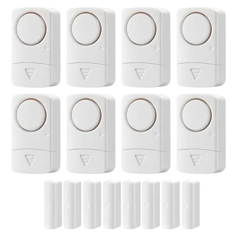 Door Window Alarm, Window Sensor Alarm for Home Safety, 120 DB Pool Door Alar...