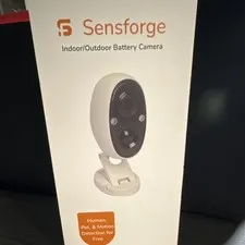 Sensforge 2.5K Wire-Free Battery Wi-Fi Camera Magnetic Mount Color Night