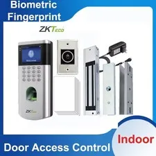New Access Control KIT Zkteco Fingerprint Door Lock Magnetic Access ID Card Pass