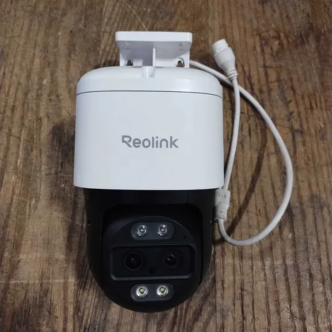 REOLINK TRACKMIX P760 4K 8MP DUAL-LENS POE PTZ OUTDOOR SECURITY CAMERA USED