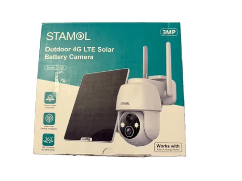 4G LTE Cellular Outdoor Solar Security Camera Wireless No WiFi Needed Night View