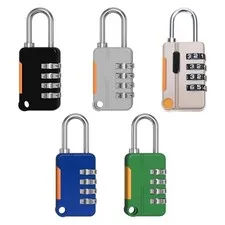 4 Digit Code Combination Padlock Small Luggage for Case Lock Keyless Shackle Loc