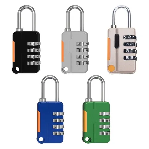 4 Digit Code Combination Padlock Small Luggage for Case Lock Keyless Shackle Loc