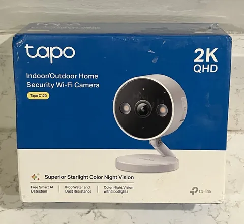 TP-Link Tapo Indoor/Outdoor Security Camera 2K QHD - Sealed Brand New