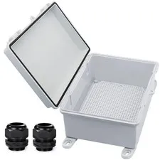 YETLEBOX Waterproof Outdoor Electrical Box 8.7" x 6.7" x 4.3" 1pc, Grey