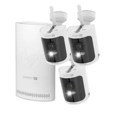 Swann SWNVK-AS4K800SD3 AllSecure4K Wireless Security System 3 x AS4KCAM 64gb SD