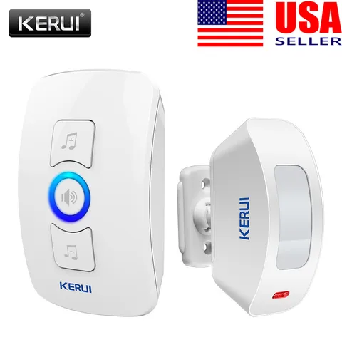 Driveway Alarm Wireless Motion Infrared Sensor Garage Alert Home System Patrol