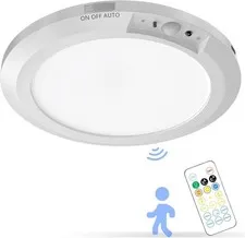Koopala Battery Operated LED Ceiling Lights Fixture with Auto White-A, White
