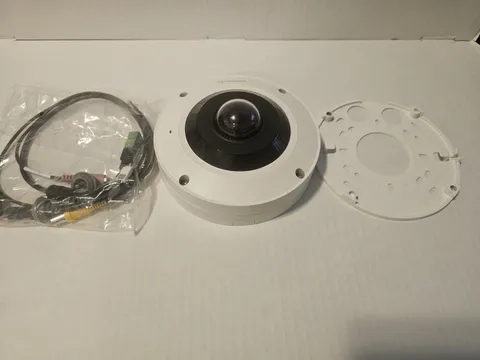 Hanwha Vision XNF-9013RV 12MP Fisheye Security Camera with Night Vision