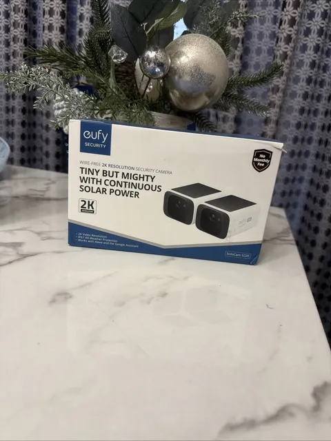 Eufy SoloCam S220 2K Wi-Fi Outdoor Solar Bullet Camera - White