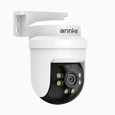 ANNKE 5MP TVI Audio Security Camera Outdoor IR Night Vision 350° Pan & Tilt