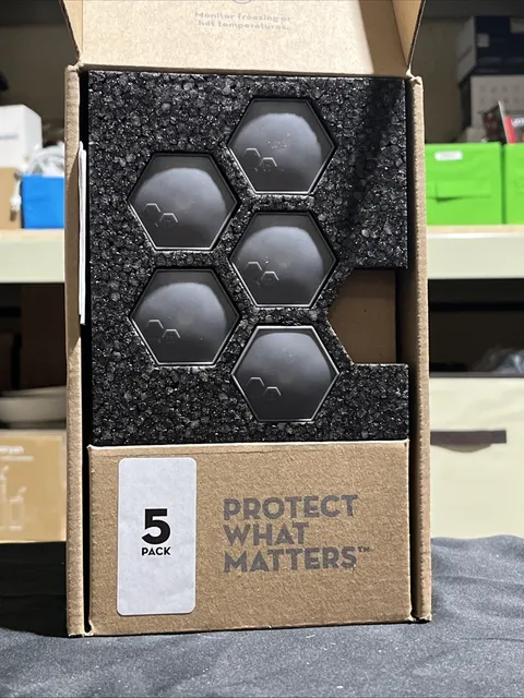 Orbit B-hyve Smart Flood Sensor 5 Pack IMMEDIATE FLOOD Detection