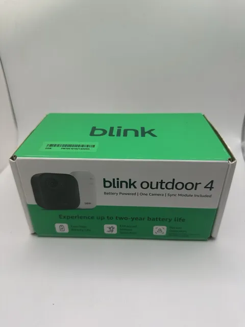 Blink Outdoor 4 Smart Security Camera Black BCM00500U - Brand NEW Sealed
