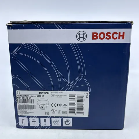 Bosch NDN-50022-A3 FLEXIDOME IP Outdoor 5000 HD Color Camera - NEW