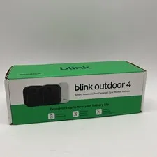 Blink Outdoor 4 Smart Security Camera System 2-Camera Kit 1080p HD Wireless