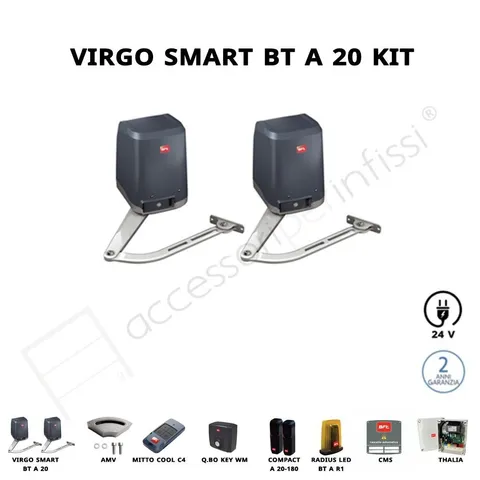 Virgo Smart BT A20 Kit BFT Electromechanical Operator Arm Art. 2618099