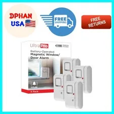Battery-Powered 120 dB Personal Security Alarms - 4 Pack DIY Protection