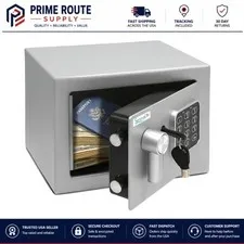 Versatile 9.1x6.7” Safe Box with Digital Touchpad & Anti-Theft Features