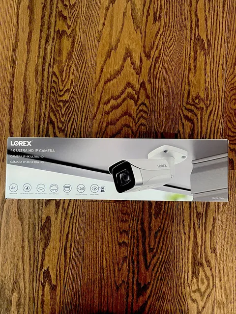 Lorex E841CA-E 4K Ultra HD IP Security Bullet Camera - White