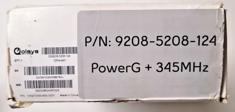 Qolsys IQ Panel 2 Plus PowerG Security Panel QS9208-5208-124