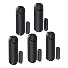 5-Pack Window Alarms for Home , 120dB Door and Window Open Sensor Chime for K...
