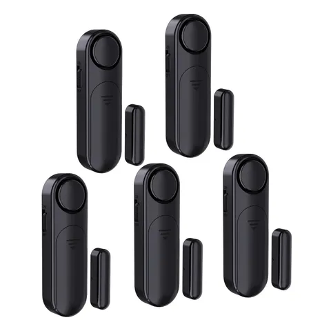 5-Pack Window Alarms for Home , 120dB Door and Window Open Sensor Chime for K...