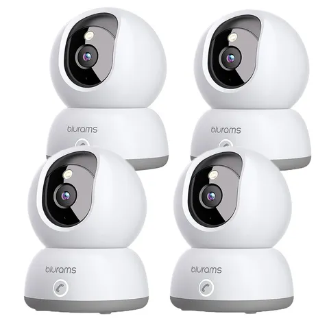 blurams Indoor Security Camera 2K Color Night Vision Pet/Baby Monitor 4PC Refurb