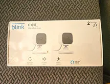 Blink Mini 1080p Indoor Wi-Fi IP Camera 2-Pack Motion Detection Two-Way Audio