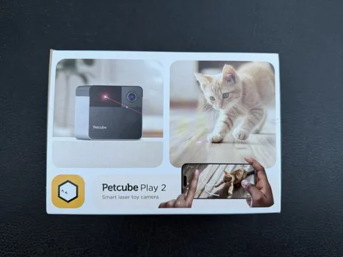 Petcube Play 2 Wi-Fi Pet Camera with Laser Toy for Cats & Dogs