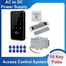 Door Access Control System Kit Waterproof Electric Home Outdoor Access Control