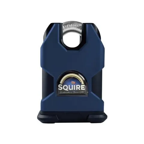 Squire SS80S Stronghold Solid Steel Padlock 80mm Closed Shackle CEN6 Boxed HSQS