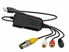 USB 2.0 RCA BNC S-Video Recorder  Video Digitizer DVR Software ║Plug-N-Play