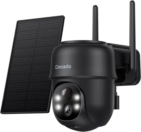 2K Cameras for Home Security-2.4G Wifi Outdoor Camera Wireless Solar/Battery Pow
