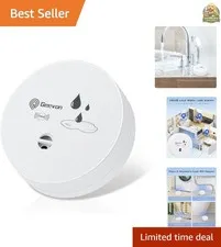 1 Pack Water Leak Detectors, 100dB Water Sensor Alarms Flood Detector for Bas...