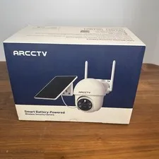 New ARCCTV Solar Wireless Security Camera Smart Battery Powered Outdoor Cam