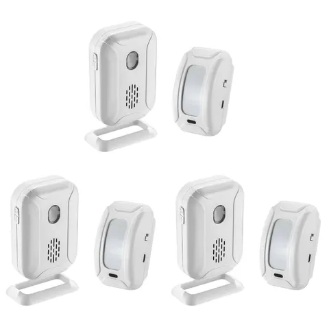 Wireless Motion Sensor Detector Gate Entry Door Bell Welcome Chime Alert Alarms