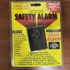 The Amazing Safety Alarm Up To 2 Hours Continuous Siren 130 db Ear Piercing NEW!