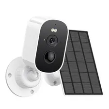 ICSEE Outdoor Solar Wireless Camera Security, 3Mpx HD Resolution/5200mAh