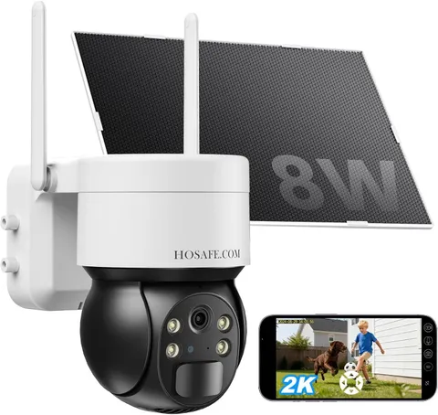 Security Cameras Wireless Outdoor, Free Cloud Storage, Solar Wifi Cameras for Ho