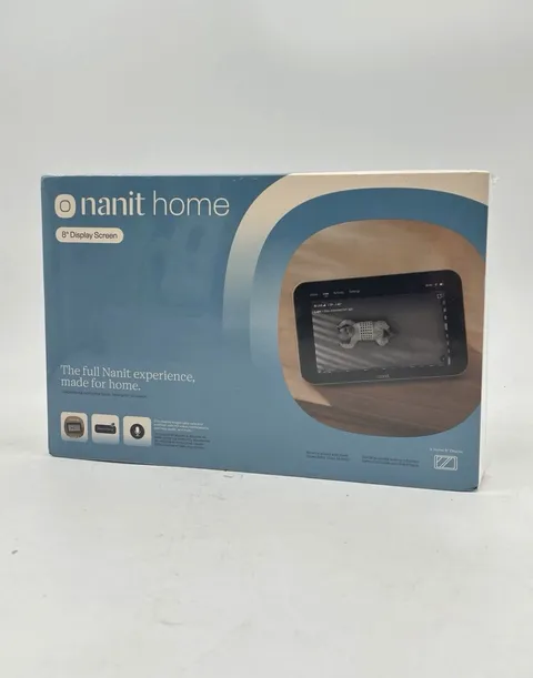 Nanit Home H101NW 8" Display Screen Baby Monitor - New Sealed